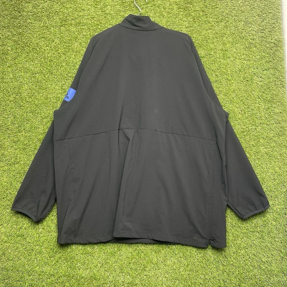 Vintage San Diego Chargers 1/4 Zip Pullover Mens 2XL Golf Adidas Black Shirt